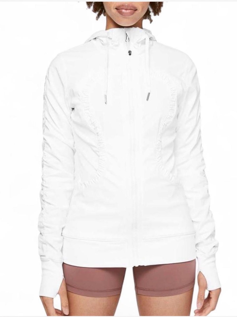 Lululemon white dance studio jacket size